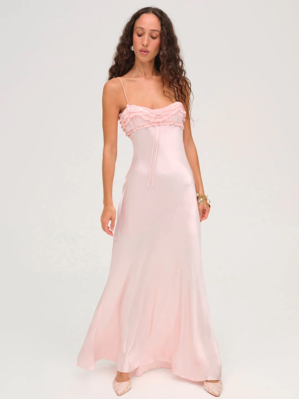 For Love and Lemons Natalie Maxi Dress. Worn once. Bought for $319. - Picture 2 of 5